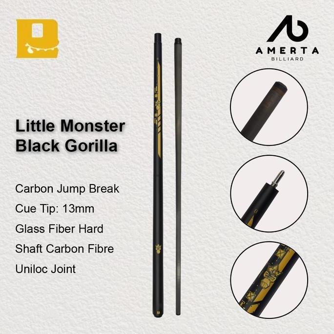 Stik Billiard Jumpbreak Little Monster Gorilla Cue Jumpbreak