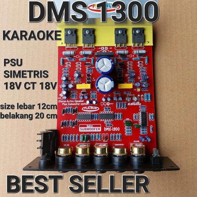 Kit Pcb Speaker Aktif Dms 1300 Platinum Stereo Mic