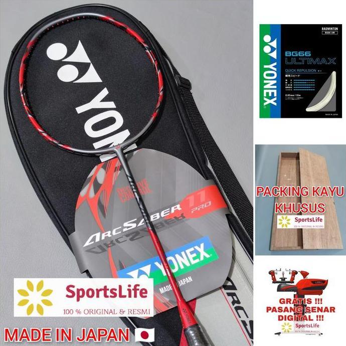 TERBARU - RAKET BADMINTON YONEX ARCSABER 11 PRO ORIGINAL MADE IN JAPAN