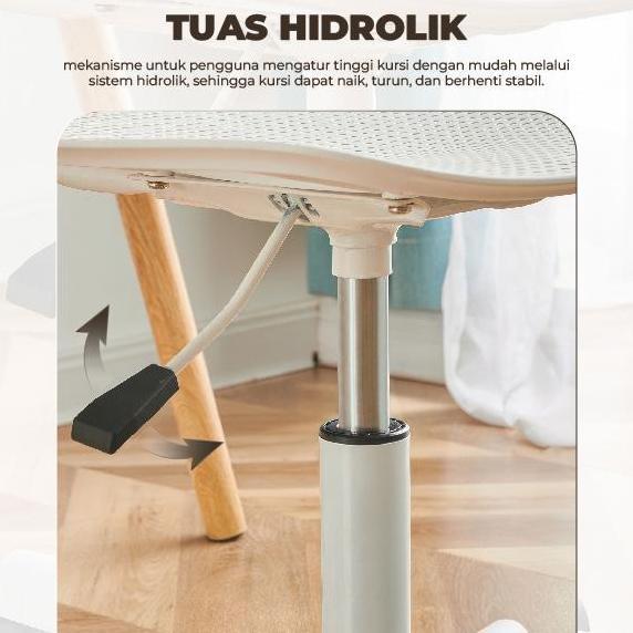Kursi Belajar Anak Kursi Belajar Ergonomis Kursi Kerja Kursi Kantor Kursi Putar Roda Minimalis JM