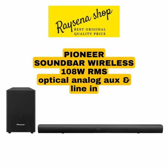 Pioneer Soundbar Sbx 101 / Sbx101 / Sbx-101 Wireless Bluetooth