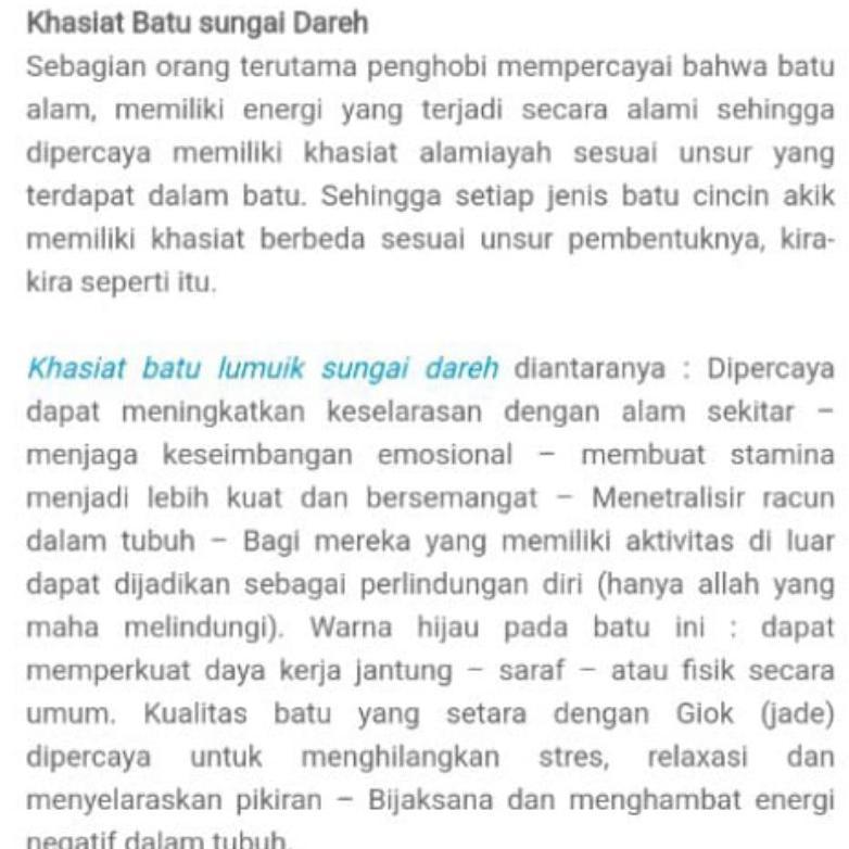 BEST DEALS Bahan batu akik batu kesehatan batu energi Giok aceh sungai dareh ROUGH.03