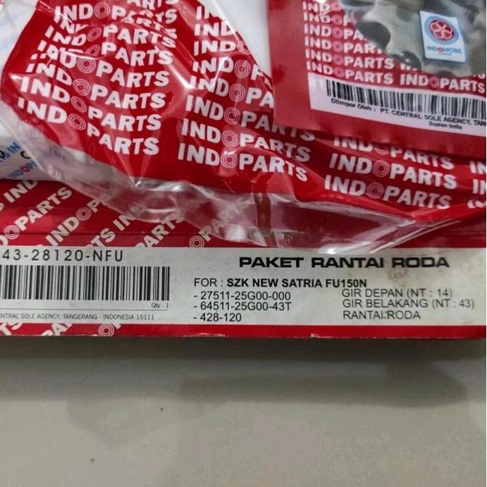 GEAR SET SATRIA FU NEW FACE INDOPART GIR SET SATRIA FU INDOPARTS