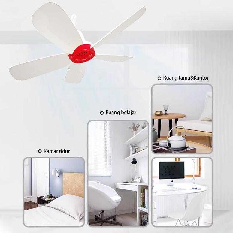 TERBARU BUBUGS KIPAS ANGIN GANTUNG PLAFON LANGIT MINI KIPAS ANGIN BALING BALING GANTUNG 60WATT