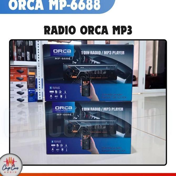 TAPE MOBIL SINGLE DIN MOBIL ORCA MP 6686 / USB / RADIO / SDCARD / BLUETOOTH