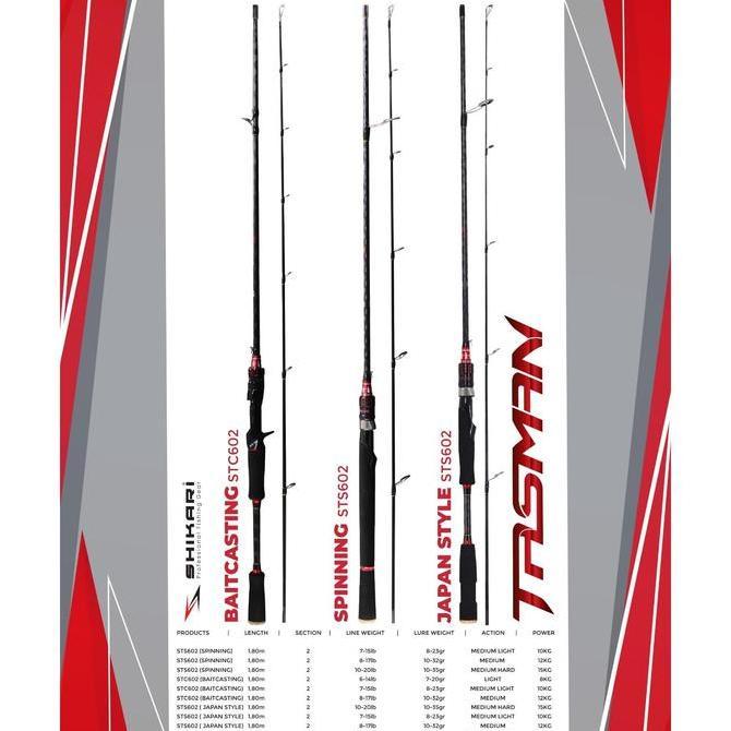 Shikari - Joran Tasman Carbon Solid 180 - Joran Pancing