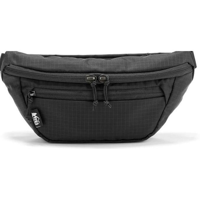 Tas Pinggang Gunung Waist Bag REI Co-op Trail 2 Black Outdoor Original