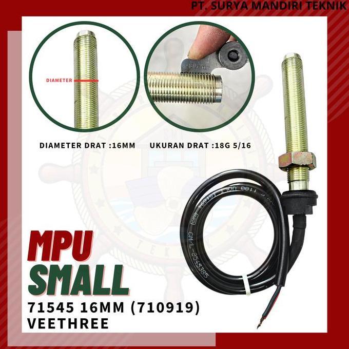 SENSOR RPM MPU 71545 / 710919 16MM VEETHREE