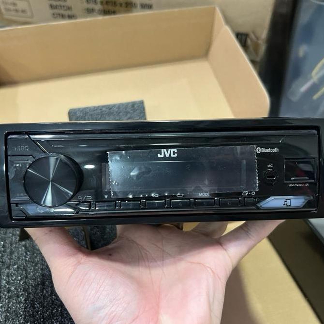 Headunit JVC Single Din Bluetooth Kondisi Hampir Gress Baru