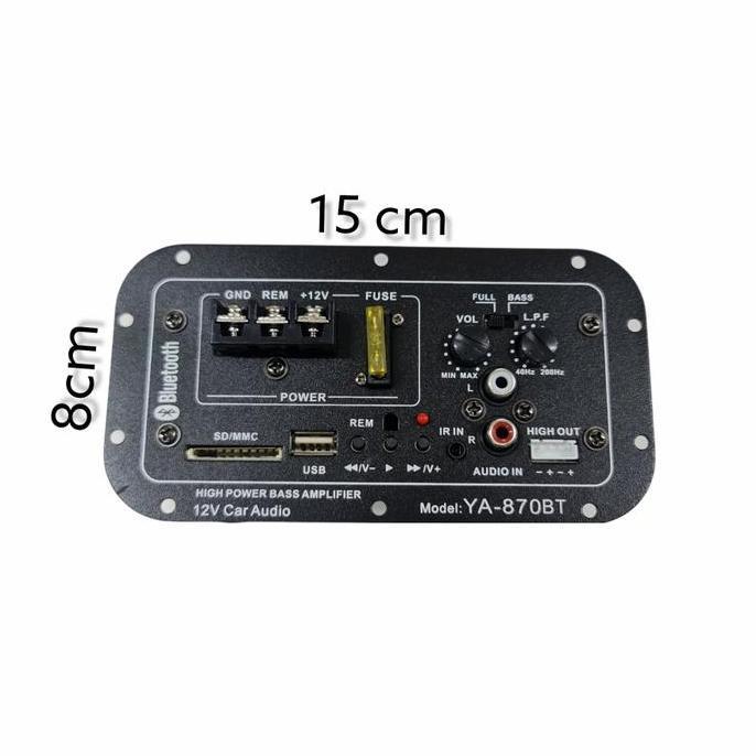 Power Kit Subwoofer Active Bluetooth Usb Sd Khusus Sub 12 Inch