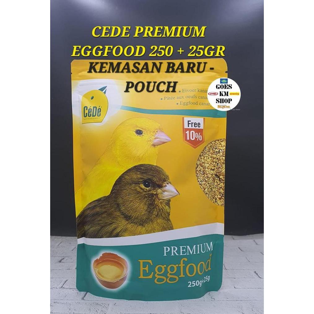 CEDE PREMIUM EGGFOOD 250 GRAM - DRY - KENARI & BURUNG KECIL LAINNYA