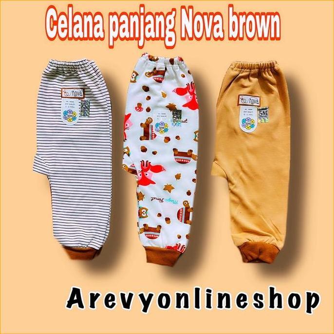 Nova FLUFFY Gorillux 3 Celana Panjang Bayi Pampers Newborn 0-4 Bulan