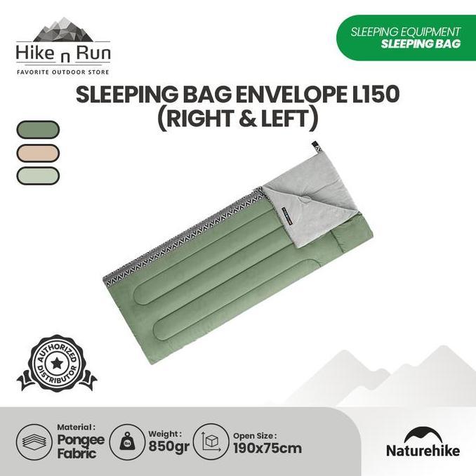 Sleeping Bag Naturehike L150 NH20MSD05 Envelope Cotton
