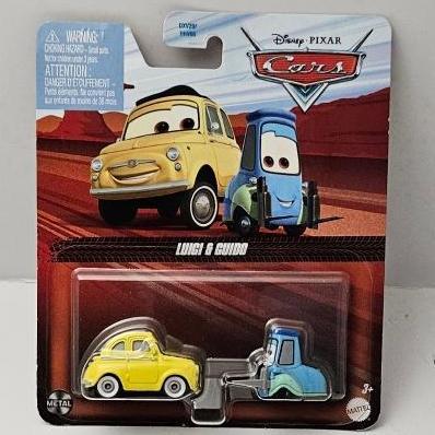 ORIGINAL MATTEL DISNEY PIXAR CARS LUIGI & GUIDO