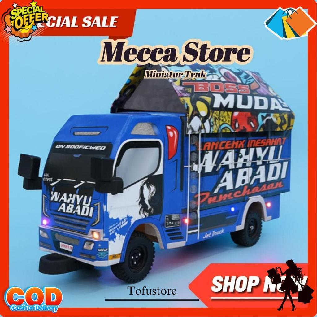 ( Cod ) Truk Oleng Wahyu Abadi Besar Panjang Bisa Custom Foto Dan Nama Di Pintu Belakang Super Sale