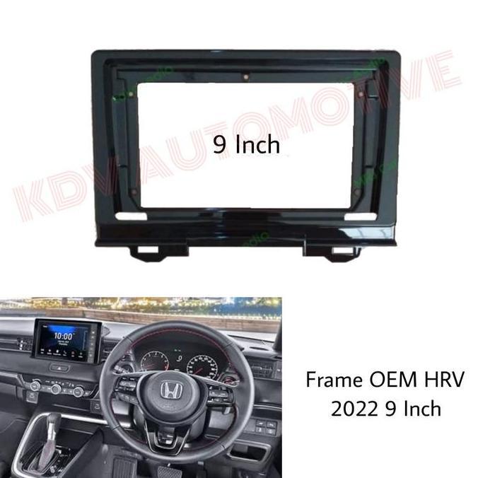 Frame Android 9" Honda HRV 2022 / Frame Headunit HRV