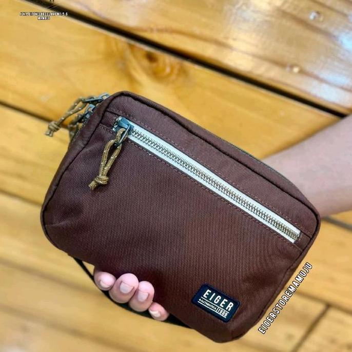EIGER WANDERHAUL TRAVEL POUCH Shoulder Bag Tas Selempang Pria Original