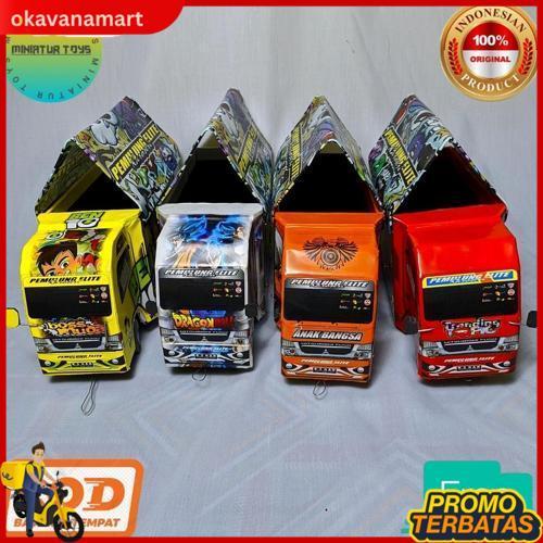 Promo Miniatur Truk Murah Truk Oleng Lampu Terpal Bisa Belok Mainan Anak Tawakal Putih 5 Kado Ulang 