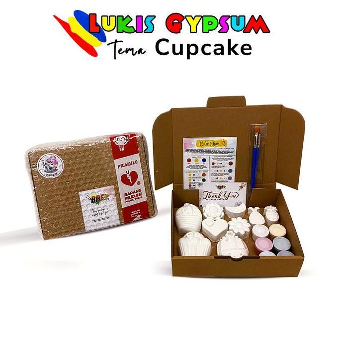 Painting Gypsum Mewarnai Patung Lukis Gipsum Mainan Edukasi Anak Paket
