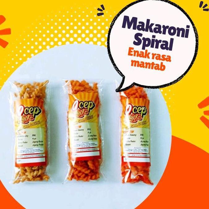 Whynot- Makaroni Gandum Paket Jualan Ocep Snack Isi 100 Pcs Pak