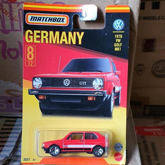 ORIGINAL Matchbox GERMANY 1976 VW GOLF MK1 RED