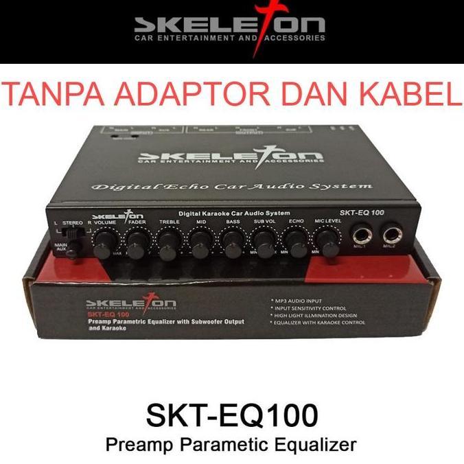 Parametric Equalizer Mobil - Skeleton Parametric Car Equalizer - SKT-EQ100
