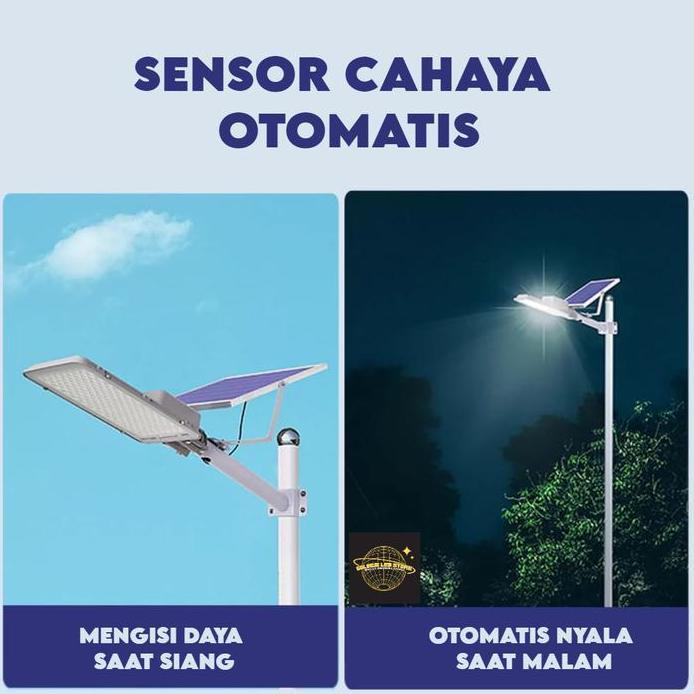 LAMPU JALAN SOLAR PANEL SURYA / LAMPU OUTDOOR / LAMPU TENAGA SURYA