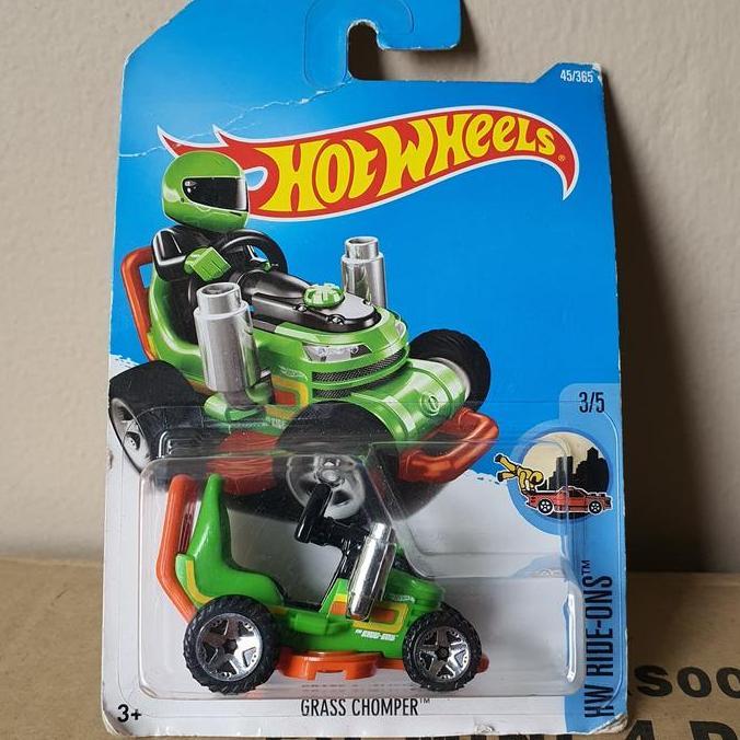 ORIGINAL HOTWHEELS GRASS CHOMPER GREEN