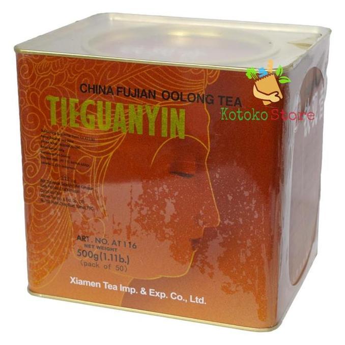 China Fujian Oolong Tea / Tie Guan Yin / Teh Kuan Yin Kaleng 500gr