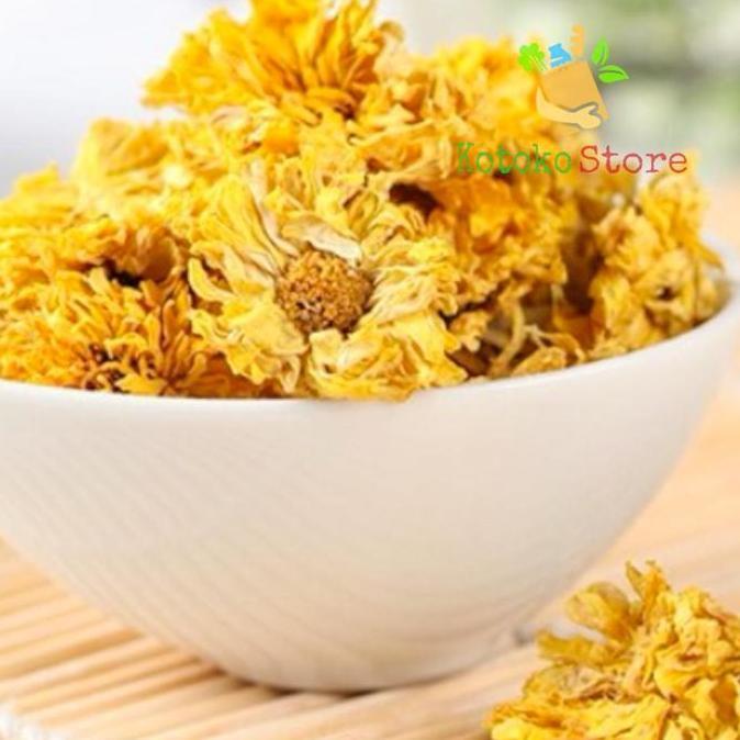 Teh Bunga Chrysanthemum Premium / Bunga Krisan Kering / Teh Bunga Mekar