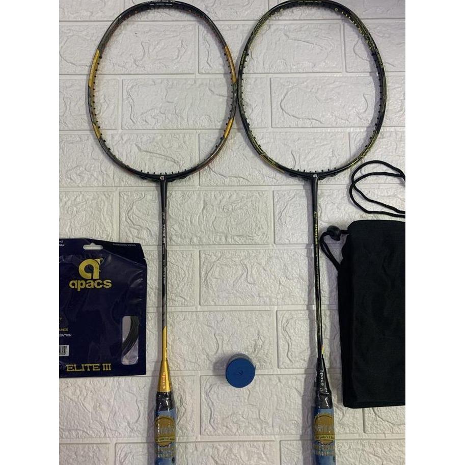 NEW RAKET BADMINTON APACS NEW Z ZIGGLER LIMITED EDITION KUAT 38 LBS ORI