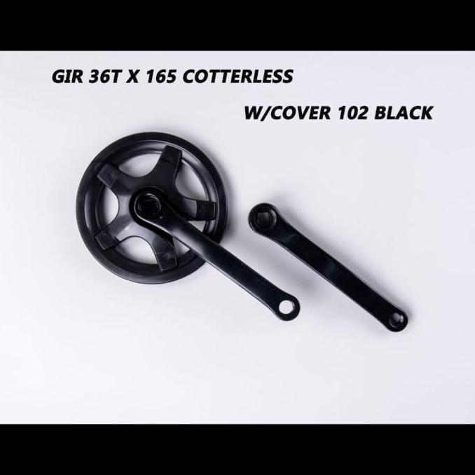 gir crankset crank set single speed sepeda lipat mtb 36T by united