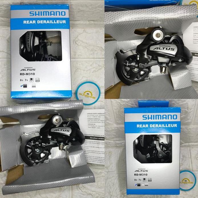 RD Rear Derailleur 7 8 Speed SHIMANO ALTUS RD-M310 Sepeda Lipat Seli Folding Bike MTB Roadbike