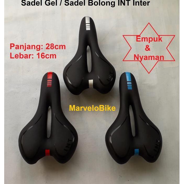 Sadel Gel Sadel Bolong Sepeda Lipat MTB Balap Inter