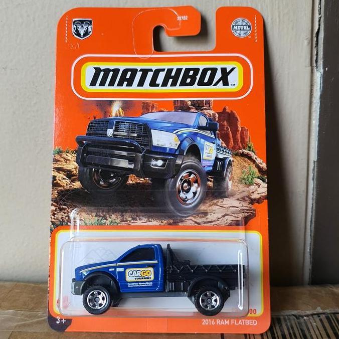 Original Matchbox 2016 RAM Flatbed Blue
