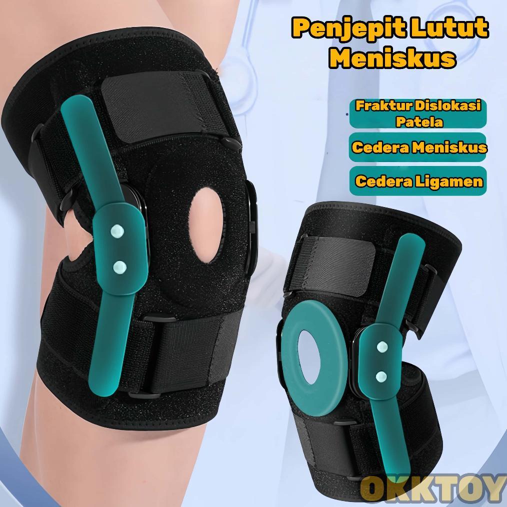 Penjepit Lutut Meniskus/Terapi Lutut Deker /Deker Lutut /Terapi Lutut Knee Support /Wrap Knee Pad /S