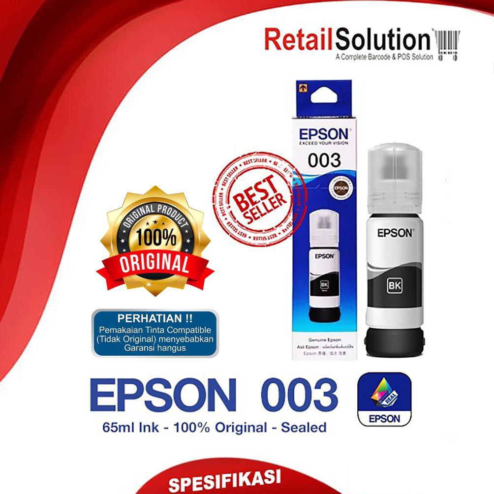 Tinta EPSON 003 Black - Tinta Printer Hitam L1110 L3110 L3150 L5190 Printer