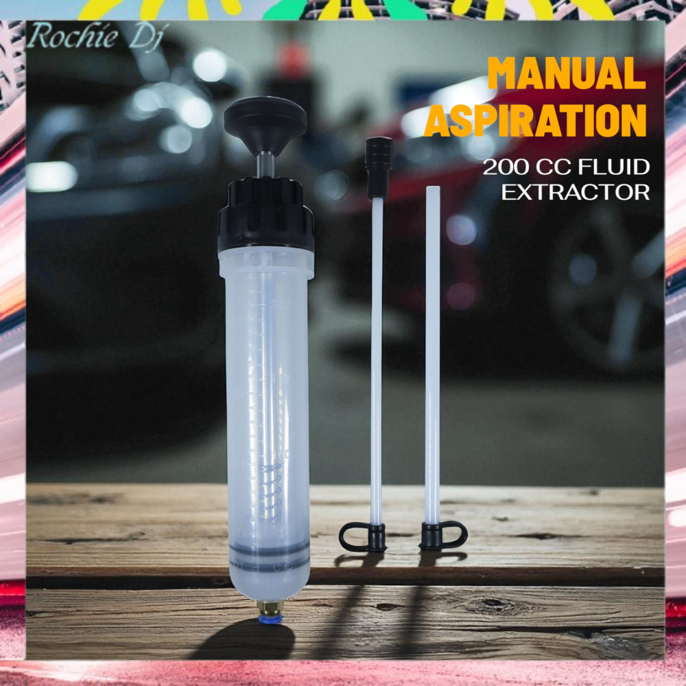POMPA TANGAN TRANSFER OLI BENSIN MOBIL EXTRACTOR 200ML - NC25