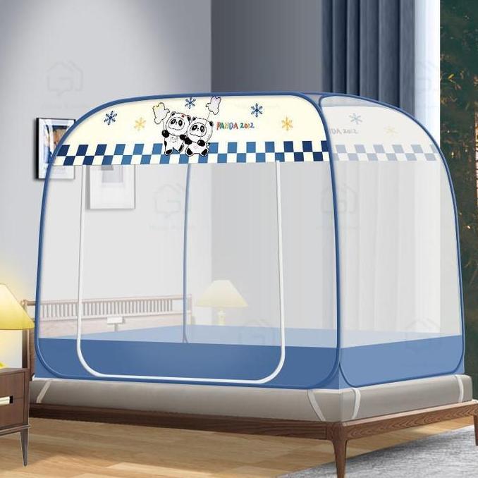 Kelambu Tidur Portable 180 X 200Cm 200X200Cm Kelambu Lipat Kelambu Tempat Tidur Dewasa Anti Nyamuk K