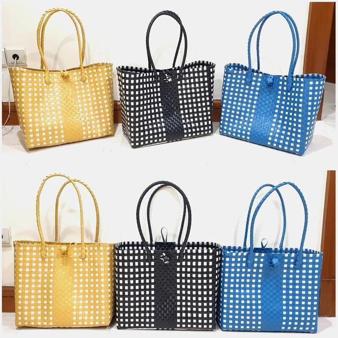 Ayana Bag - Tas Anyam Plastik, Tas Parcel Hampers, Shopping Bag Jumbo LA