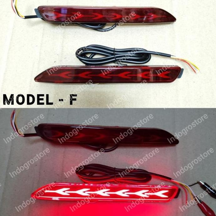 Promo Lampu LED Reflektor Bemper Belakang Mobil Grand Innova 2009 2010 2011 2012 2013 2014 2015 Disk