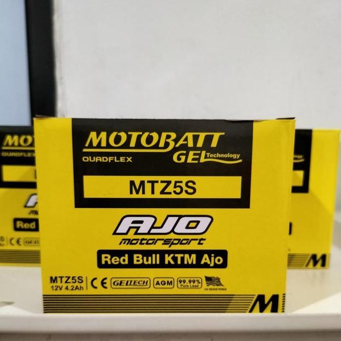 NEW AKI MOTOBATT MTZ5S UTK MOTOR HONDA BEAT, VARIO, SCOOPY, SPACY ORI