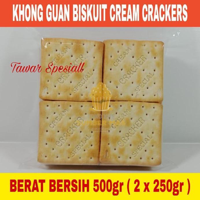 BISKUIT CREAM CREAKERS/ BISKUIT GABIN/ GABIN TAWAR 500 GR