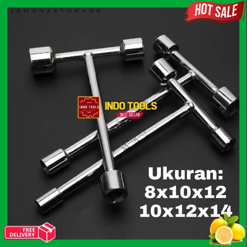 Berkualitas Kunci Sok T 3 Way Shock Sock Chrome Vanadium