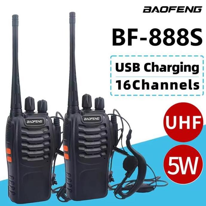 Promo Ht Baofeng Bf 888S/ Baofeng Handy Talky Radio Ht/ Antena Radio Ht Baofeng 888S/ Radio Ht Walki