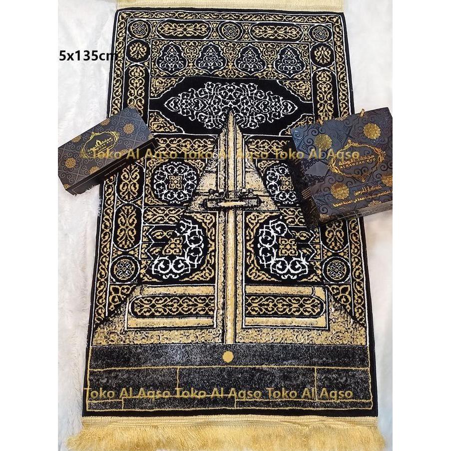 Sajadah Rawdah Rug kiswah kabah/Multazam/Pintu Al Kabah/Kiswa Ka'bah