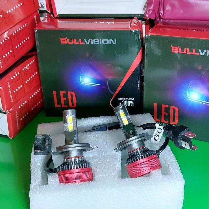 Ready Lampu Depan Mobil F5 Led H4 H7 H11 BullVision headlight