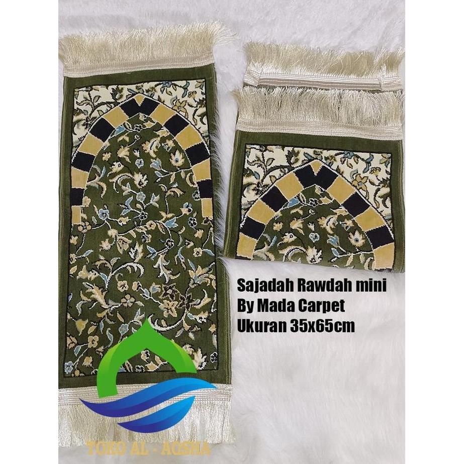 Sajadah Rawdah MIni/Raudah Kepala Mada Carpet original Madinah