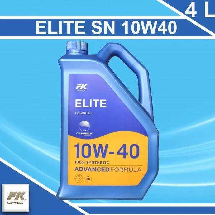 TERLARIS oli, oli fk massimo, oli fk, oli, mobil, motor, bensin, elite sn, 10w40, 4 liter gratis ong