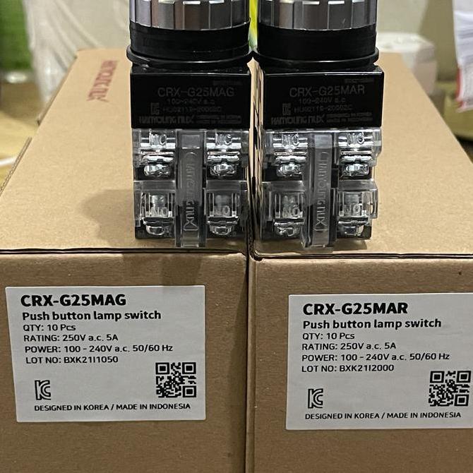 PUSH BUTTON LAMP SWITCH HANYOUNG CRX-G25MAG / MAR BEST SELLER